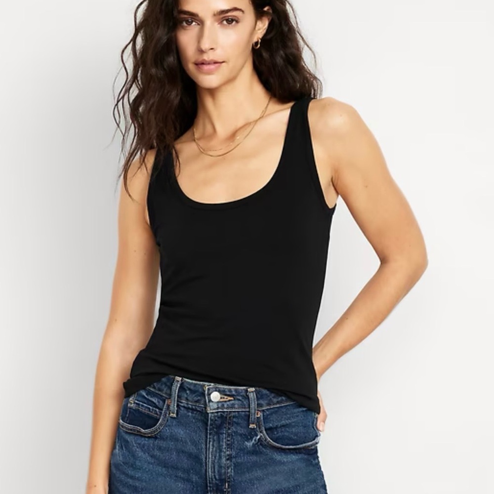 Old Navy Women's Black Tank Top Large